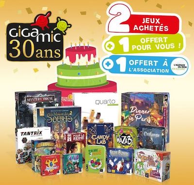 Offre jeux de société Gigamic